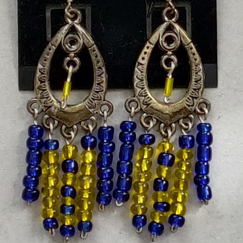BEADED EARRINGS